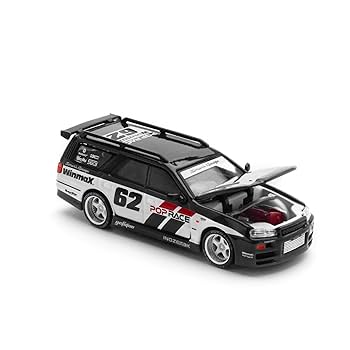 pop race 3台セット Amazon | POP RACE 1/64 NISSAN STAGEA SIM0N'S GARAGE #62